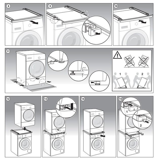 Соединительный элемент с выдвижной пололкой Bosch WTZ27500 в Тюмени (preview 2)