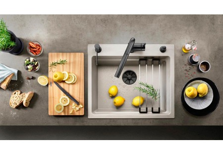 Мойка Blanco Etagon 6 антрацит клапан-автомат InFino 524539 в Тюмени (preview 13)