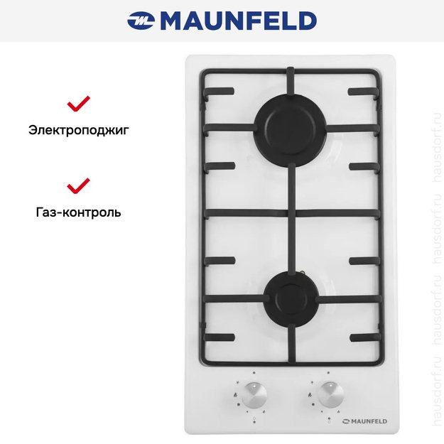 Газовая варочная панель MAUNFELD EGHE.32.3EW\G в Тюмени (preview 18)