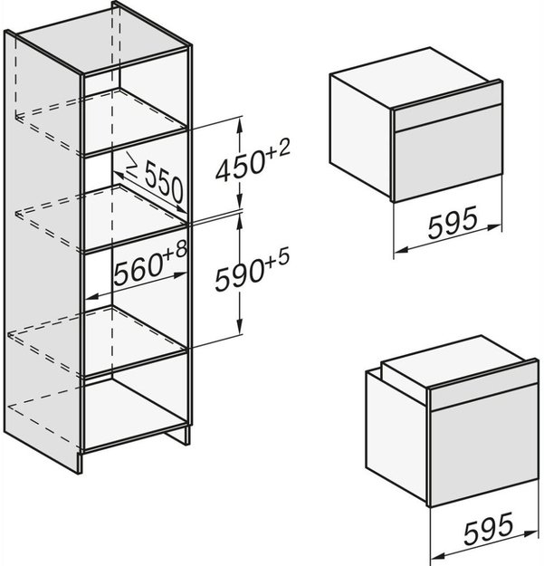 Компактный духовой шкаф с СВЧ Miele H7440 BMX Pearlbeige в Тюмени (preview 5)