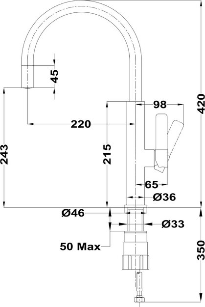 Смеситель Teka FOT 995 LONDON BRICK BROWN в Тюмени (preview 6)