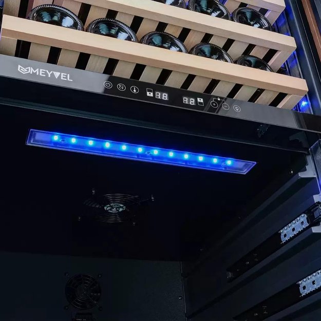 Винный шкаф Meyvel MV163PRO-KBT2 (Итальянский орех) в Тюмени (preview 14)