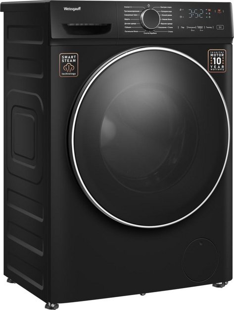 Стиральная машина Weissgauff WM 4627 Touch Inverter Steam Black в Тюмени (preview 3)