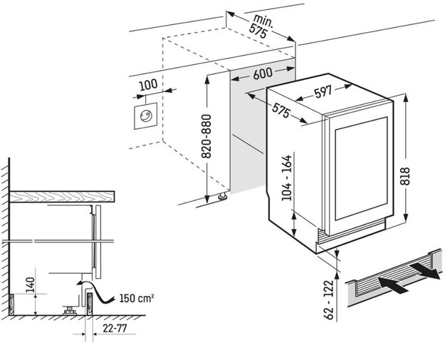 Встраиваемый винный шкаф Liebherr UWgbi 3682 Vinidor Selection в Тюмени (preview 5)