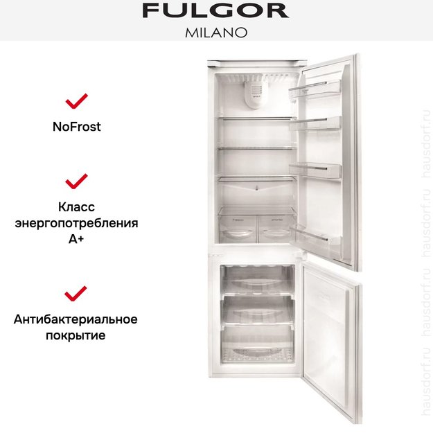 Встраиваемый холодильник Fulgor Milano FBC 332 FE в Тюмени (preview 4)