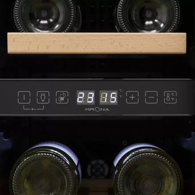 Встраиваемый винный шкаф Krona BADEN 82/17 BL в Тюмени (preview 5)