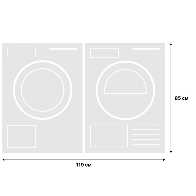 Asko Classic 2 (стиральная машина W2086C.W/3 + сушильная машина T208H.W) в Тюмени (preview 2)