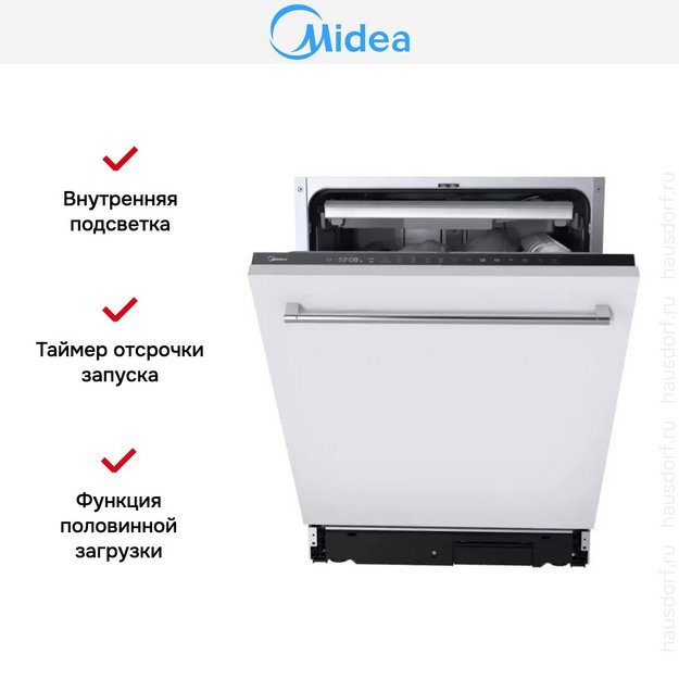 Встраиваемая посудомоечная машина Midea MID60S440i в Тюмени (preview 6)