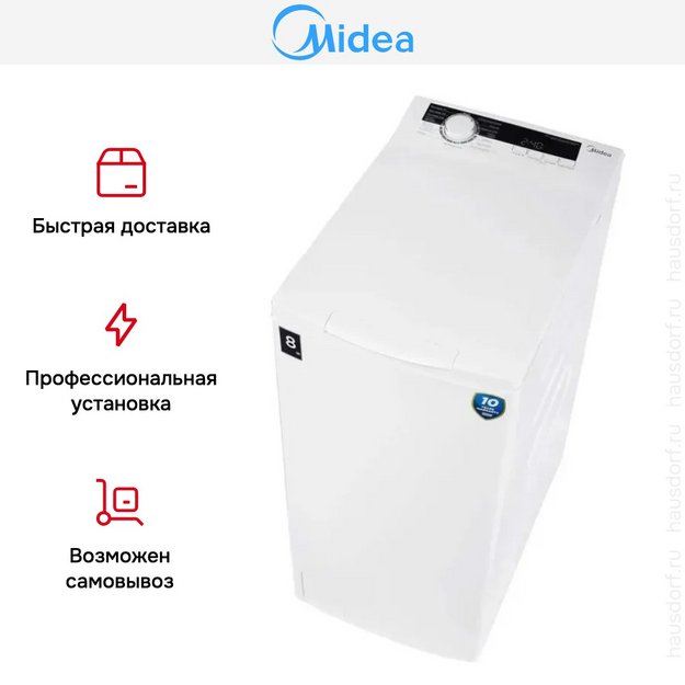 Стиральная машина Midea MFE05W80B/W-RU в Тюмени (preview 10)