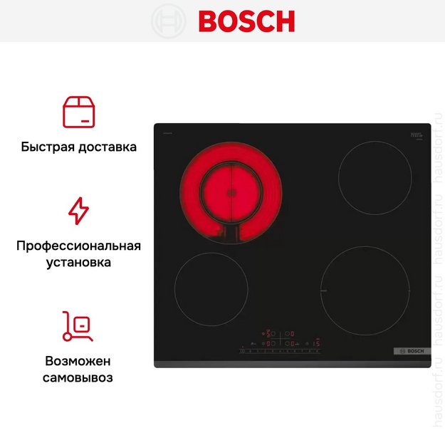 Электрическая варочная панель Bosch PKF631FP3E в Тюмени (preview 7)