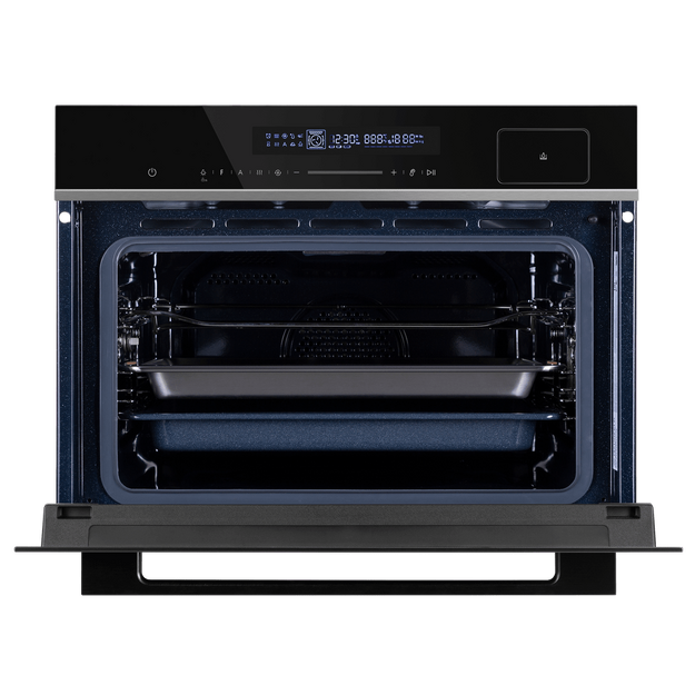 Компактный духовой шкаф с паром Maunfeld MCMO5016STGB в Тюмени (preview 2)