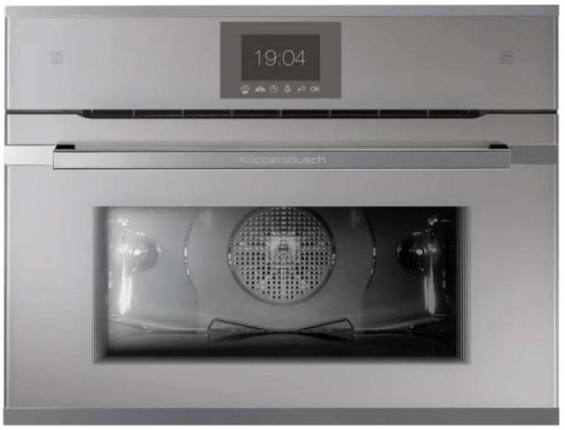 Компактный духовой шкаф с паром Kuppersbusch CBD 6550.0 G3 Silver Chrome в Тюмени (preview 1)