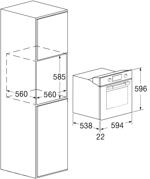 Духовой шкаф Fulgor Milano FQO 6009 MT BK в Тюмени (preview 7)