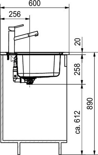 Мойка Franke BCX 210-51 TL сталь в Тюмени (preview 4)