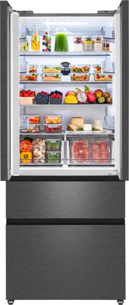 Отдельностоящий холодильник Weissgauff WFD 450 Built-in Inverter NoFrost Dark Inox в Тюмени (preview 4)