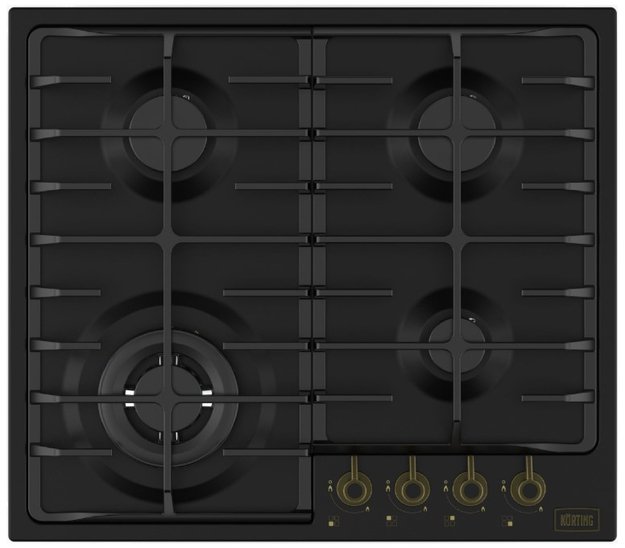 Газовая варочная панель Korting HG 674 CTRN в Тюмени (preview 1)