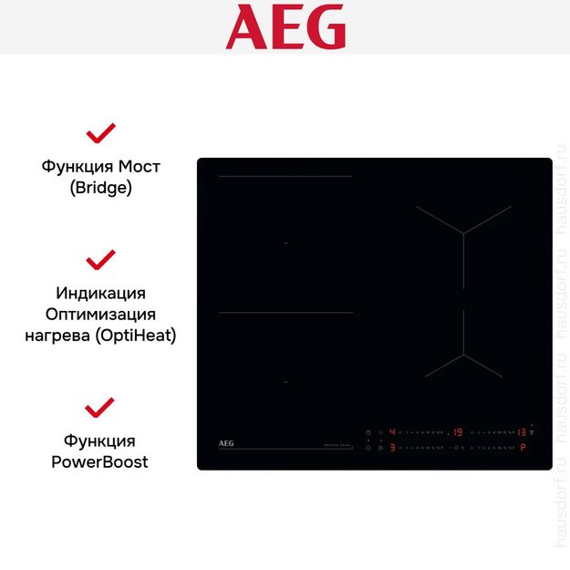 Варочная панель AEG TO64IB00IB в Тюмени (preview 2)