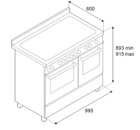 Варочный центр Bertazzoni PRO106L2ENET2 в Тюмени (preview 3)