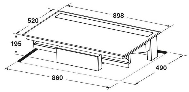 Варочная панель с встроенной вытяжкой Fulgor Milano FCLHD 9041 HID TS BK2 в Тюмени (preview 10)