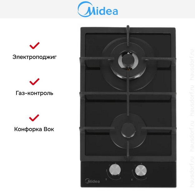 Варочная панель Midea MG 3260 TGB в Тюмени (preview 6)