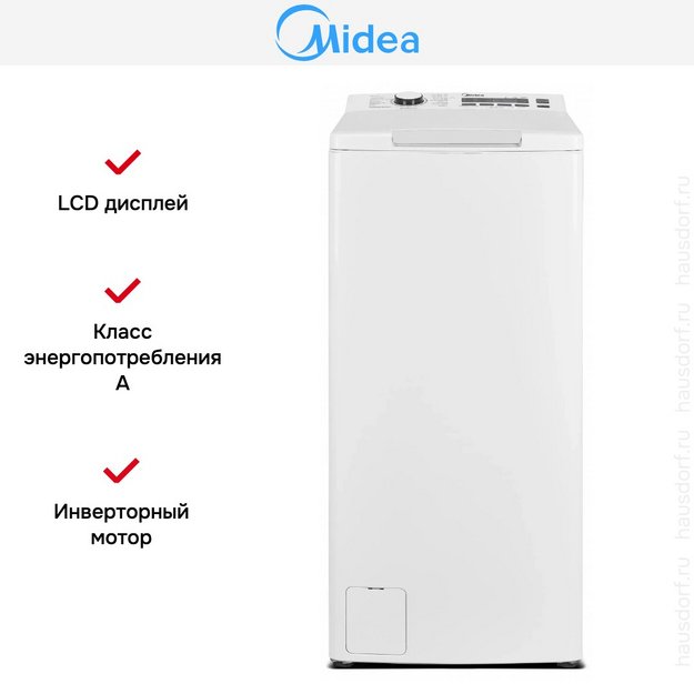 Стиральная машина Midea MFE12W75B/W-RU в Тюмени (preview 6)
