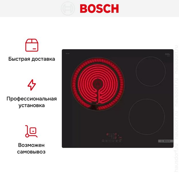 Электрическая варочная панель Bosch PKK611BB2E в Тюмени (preview 8)