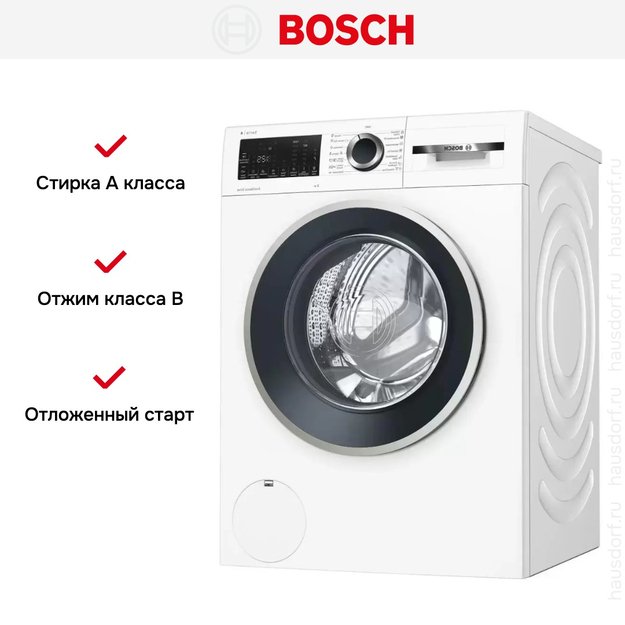 Стиральная машина с фронтальной загрузкой BOSCH WGA242X6OE в Тюмени (preview 12)