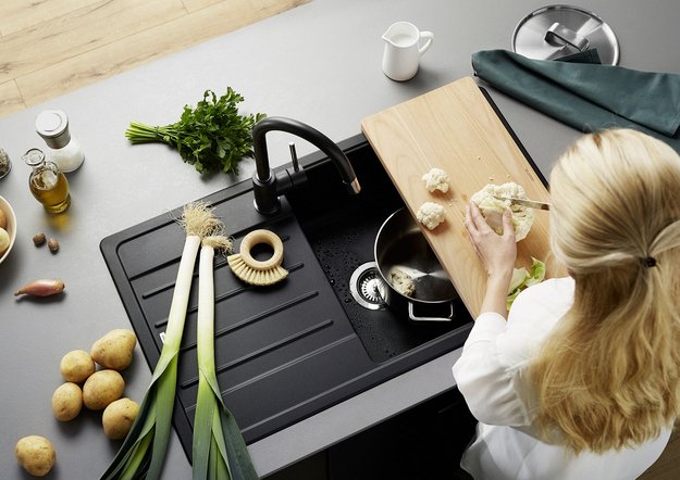 Мойка BLANCO LEGRA XL 6 S Silgranit черный в Тюмени (preview 3)