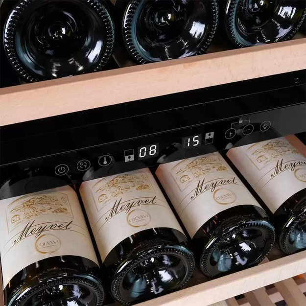 Винный шкаф Meyvel MV99PRO-KBT2 (Натуральный бук) в Тюмени (preview 9)