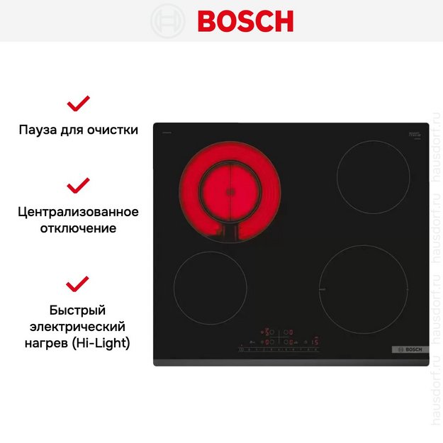 Электрическая варочная панель Bosch PKF631FP3E в Тюмени (preview 5)