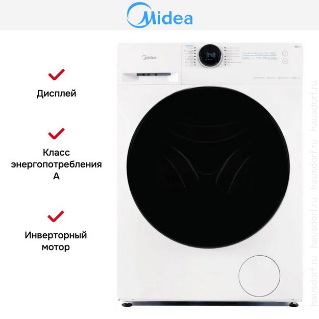 Стиральная машина Midea MF200W120WBS/W-RU в Тюмени (preview 6)