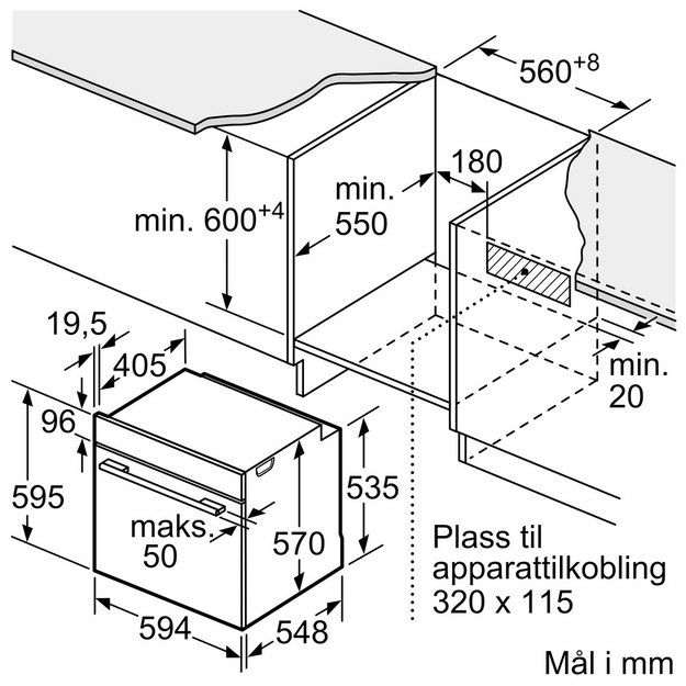Духовой шкаф Bosch HBA533BS0S в Тюмени (preview 5)
