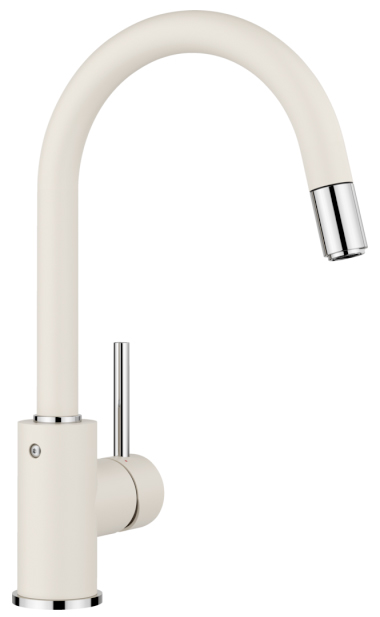 Смеситель Blanco MIDA-S SILGRANIT мягкий белый 526968 в Тюмени (preview 1)