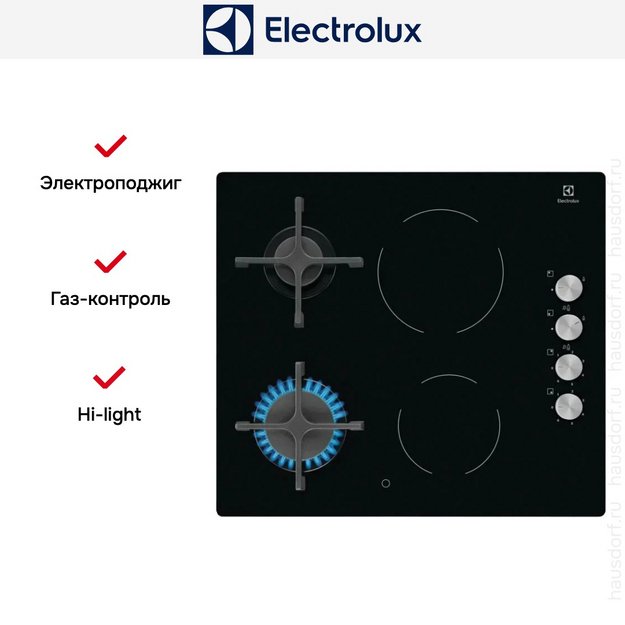 Варочная панель Electrolux EGE6172NOK в Тюмени (preview 7)
