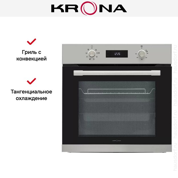 Электрический духовой шкаф KRONA STEFANO 60 IX в Тюмени (preview 16)