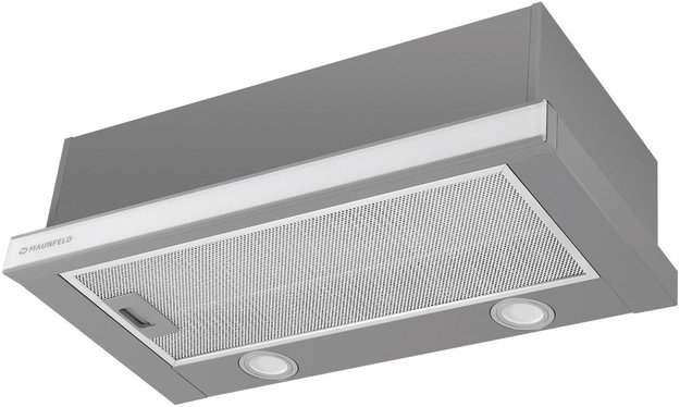 Встраиваемая вытяжка Maunfeld VSQ 60 нержавеющая сталь/белое стекло в Тюмени (preview 1)