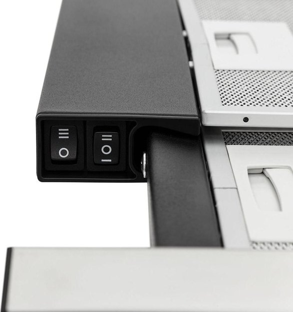 Вытяжка Krona Kamilla slim 600 black/inox (2 мотора) в Тюмени (preview 8)