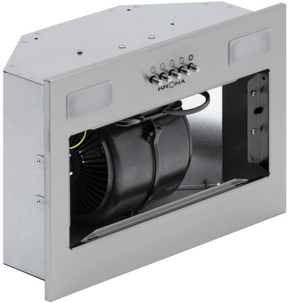 Встраиваемая вытяжка Krona Кейт 400 нержавеющая сталь, кнопочная (Kate 400 Inox PB) в Тюмени (preview 3)