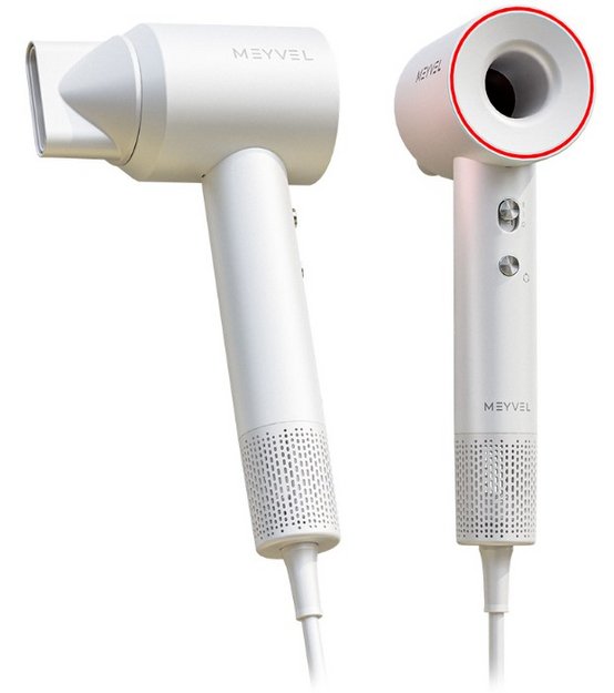 Настенный фен Meyvel MF12-1600 Белый (White) в Тюмени (preview 1)
