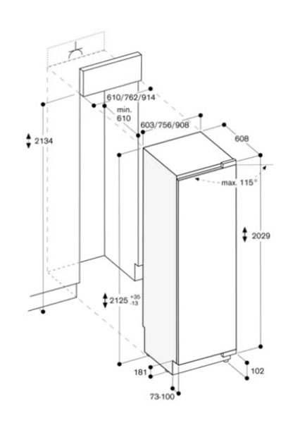 Встраиваемый холодильник Gaggenau RC492305 в Тюмени (preview 7)