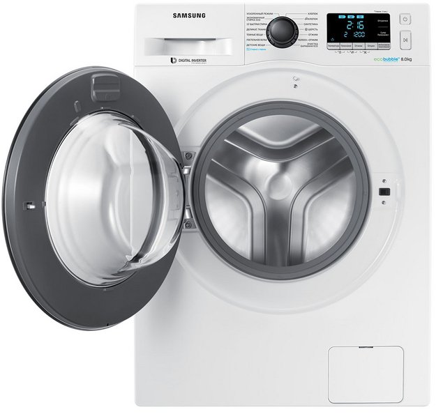 Стиральная машина Samsung WW 80 K 62 E 07 W/DLP в Тюмени (preview 4)