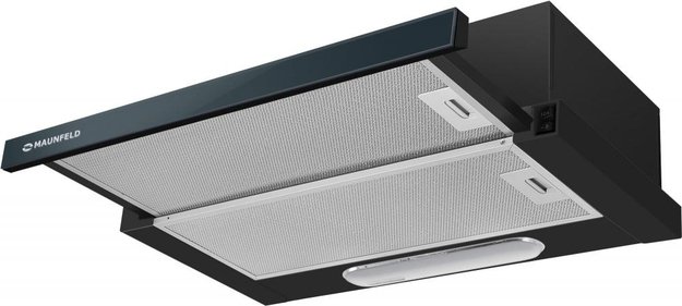 Встраиваемая кухонная вытяжка MAUNFELD VS Light Glass 60 черное стекло в Тюмени (preview 2)