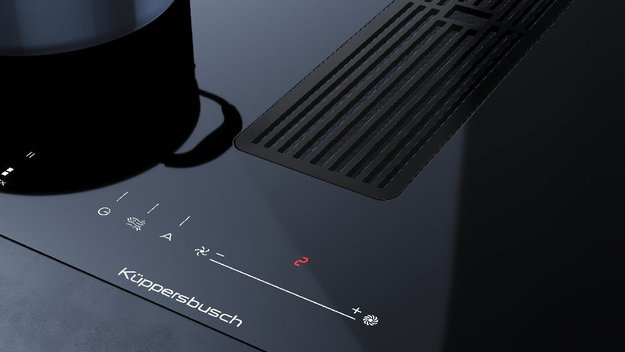 Варочная панель с вытяжкой Kuppersbusch KMI 8590.0 SR Black Chrome в Тюмени (preview 7)