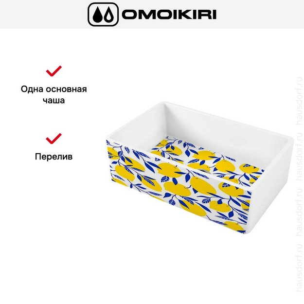 Мойка Omoikiri MIKURA 76-LEMON в Тюмени (preview 4)