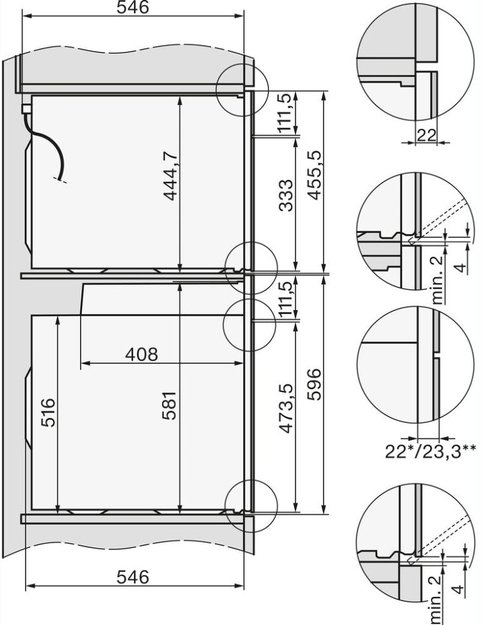Компактный духовой шкаф с СВЧ Miele H7440 BMX Pearlbeige в Тюмени (preview 4)