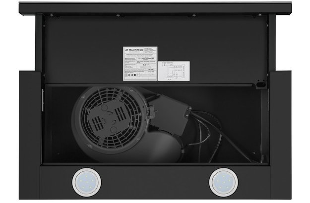 Встраиваемая кухонная вытяжка MAUNFELD VS Light Glass 60 черное стекло в Тюмени (preview 5)