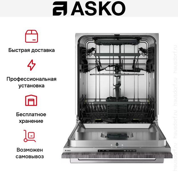 Встраиваемая посудомоечная машина Asko DSD544D в Тюмени (preview 14)