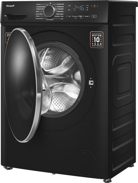 Стиральная машина Weissgauff WM 4627 Touch Inverter Steam Black в Тюмени (preview 5)