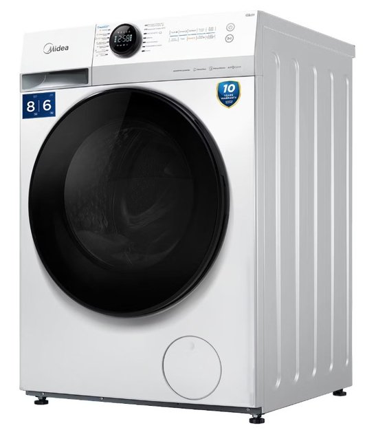 Стиральная машина с функцией сушки Midea MF200D80WBS/W-RU в Тюмени (preview 3)