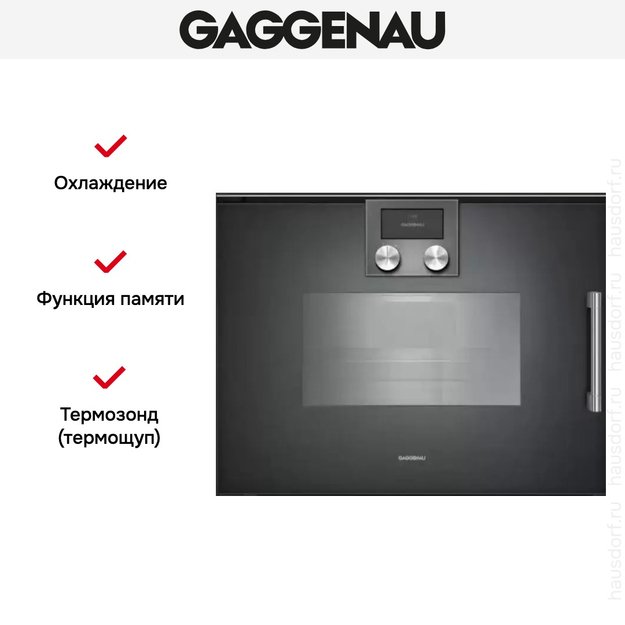 Духовой шкаф - пароварка Gaggenau BSP 251-101 в Тюмени (preview 6)